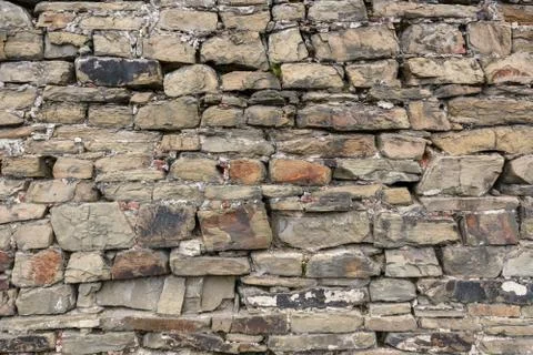 Part of the stone wall of the Foto stock