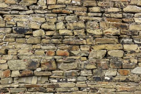 Part of the stone wall Stock Photos