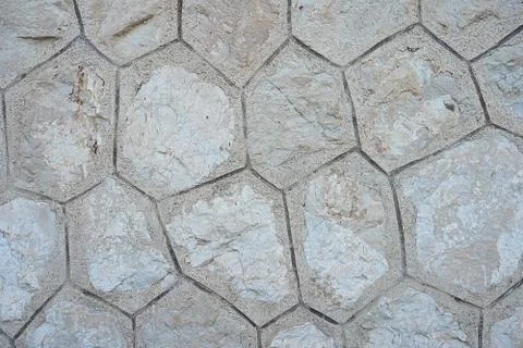 Part of a stone wall, stone texture. Stock Photos