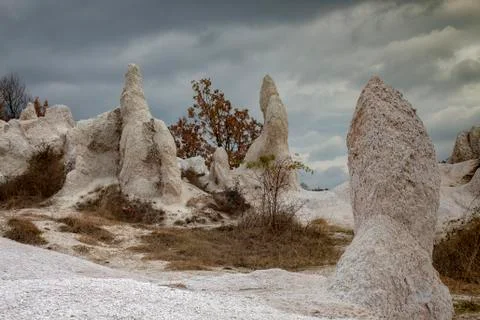 Part of the stunning rock composition. Stock Photos