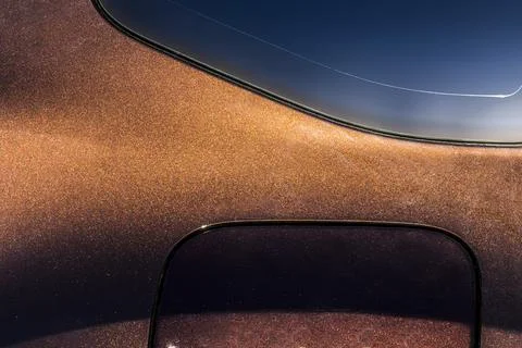 Part of the surface of the car Stock Photos