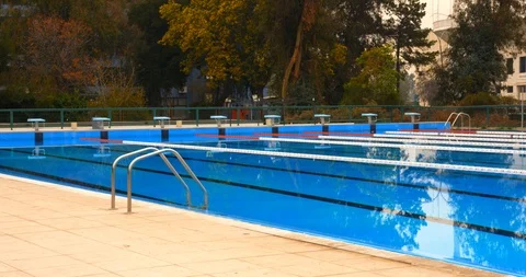 A part of swimming pool Stock Footage 94079943
