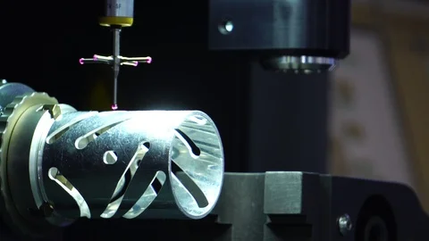 Part of the system of industrial robot in the top of the world Stock Footage 112215207