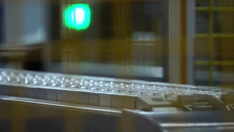 Part of the system of industrial robot in the top of the world Stock Footage 112217948