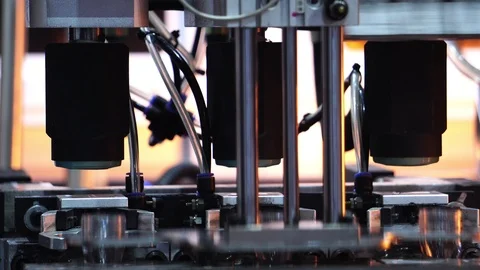 Part of the system of industrial robot in the top of the world Vidéo 112224209