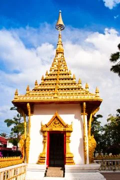 Part of a thai temple. Stock Photos