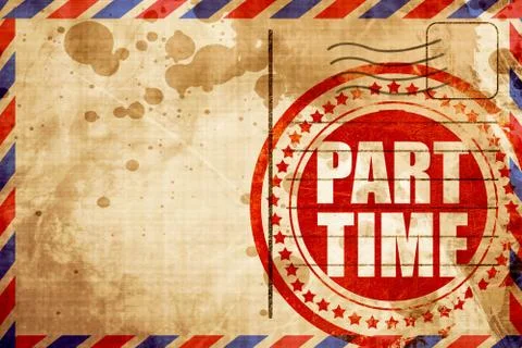 Part time Stock Illustration