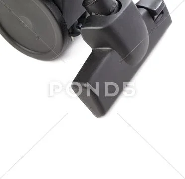 Part of Vacuum cleaner over isolated white background Stock Photos