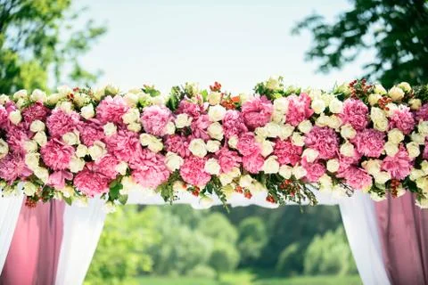 Part of wedding arch Stock-Fotos