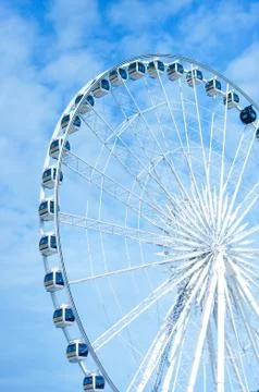 Part of Wheel &amp; Sky Stock Photos
