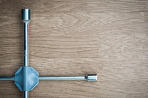 Part of Wheel wrench Stock Photos