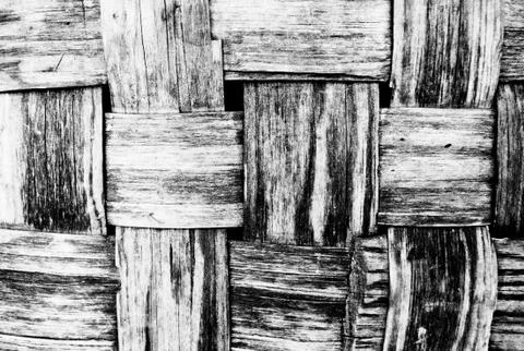 Part of wicker basket Stock Photos