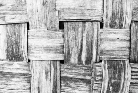 Part of wicker basket Stock Photos