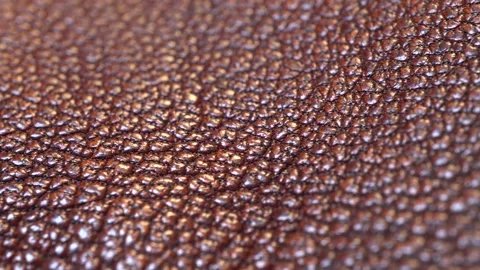 Part of a woman's boot. Slide shot of a detailed macro texture of a woman's l 스톡 동영상 218579864