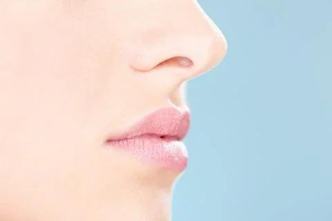 Part of a woman's face Stock Photos