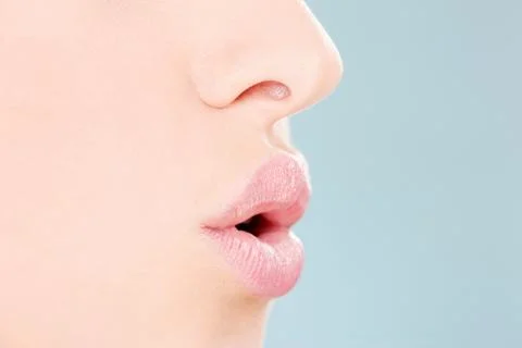 Part of a woman's face Stock Photos