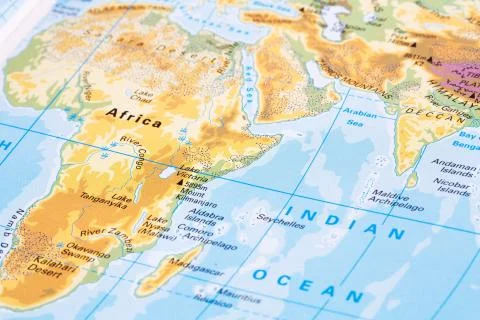 Part of the world map Foto stock