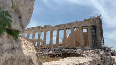 The Parthenon Of Acropolis At Athens Stock Footage 201380830