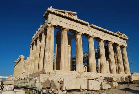 Parthenon in Acropolis 写真素材