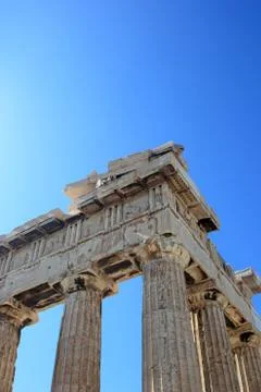 Parthenon in Acropolis Stock Photos