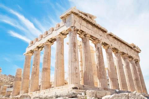 Parthenon on the Acropolis Фото