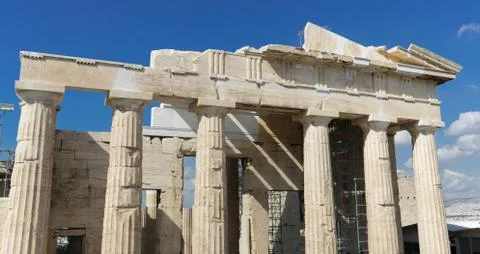 Parthenon on the Acropolis Stock Photos