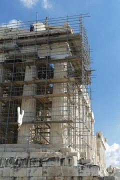 Parthenon on the Acropolis Stock Photos