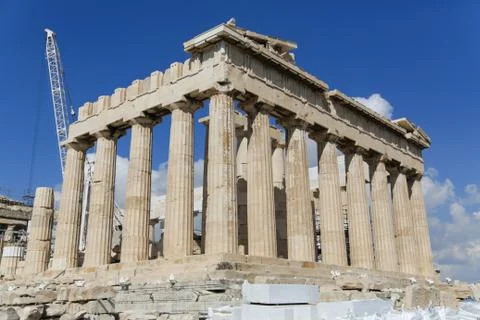 Parthenon on the Acropolis Stock Photos