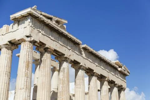 Parthenon on the Acropolis Stock Photos