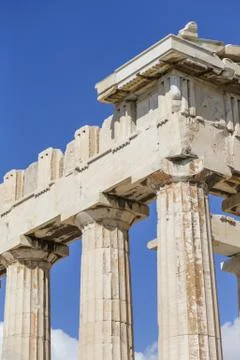 Parthenon on the Acropolis Stock Photos