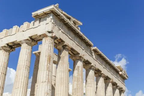 Parthenon on the Acropolis Stock Photos