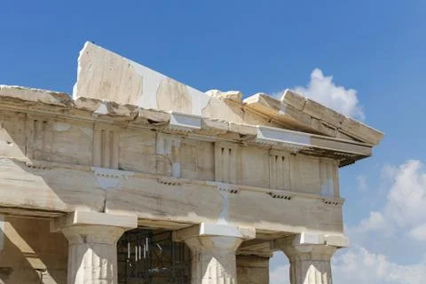 Parthenon on the Acropolis Stock Photos