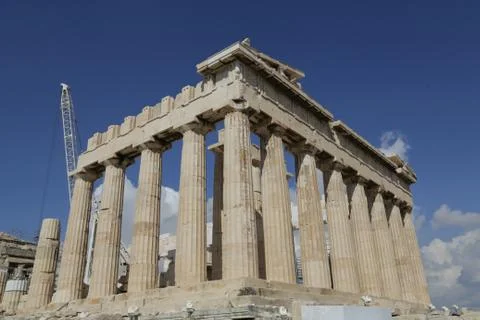 Parthenon on the Acropolis Stock Photos