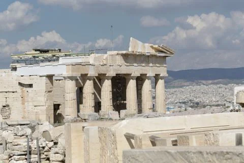 Parthenon on the Acropolis Stock Photos