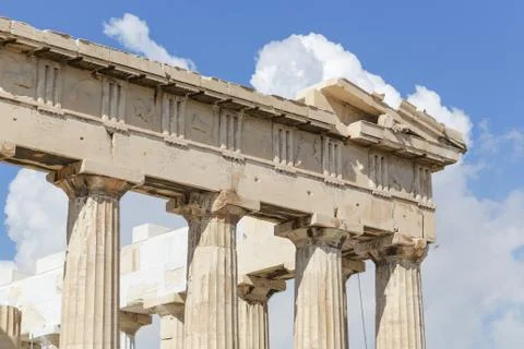 Parthenon on the Acropolis Stock Photos