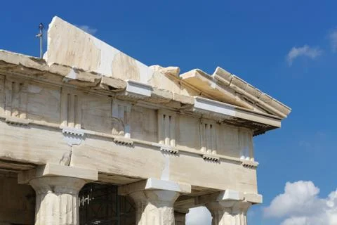 Parthenon on the Acropolis Stock Photos