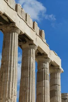 Parthenon on the Acropolis Stock Photos