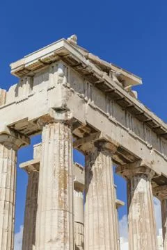 Parthenon on the Acropolis Stock Photos
