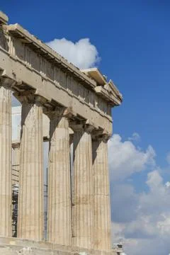 Parthenon on the Acropolis Stock Photos