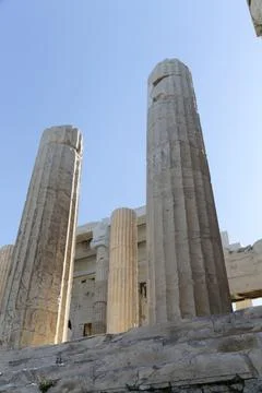 Parthenon on the Acropolis Stock Photos