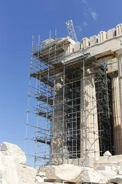 Parthenon on the Acropolis Stock Photos
