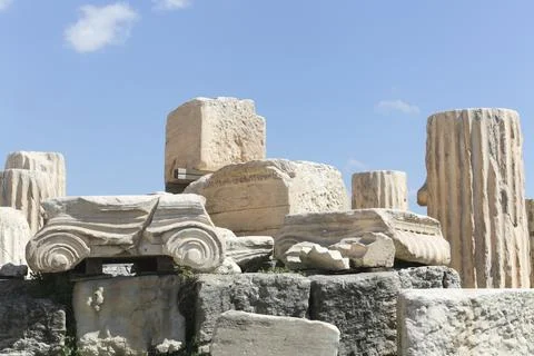 Parthenon on the Acropolis Stock Photos