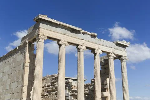 Parthenon on the Acropolis Stock Photos