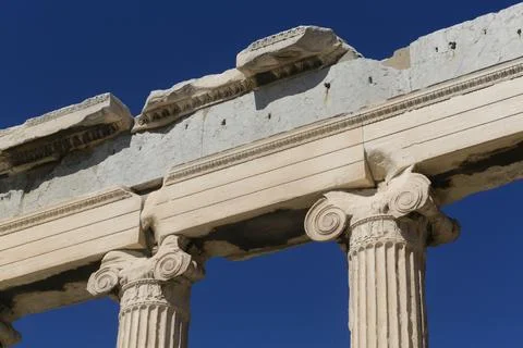Parthenon on the Acropolis Stock Photos