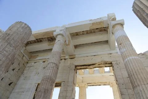 Parthenon on the Acropolis Stock Photos