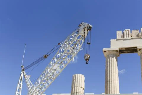 Parthenon on the Acropolis Stock Photos