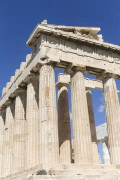 Parthenon on the Acropolis Stock Photos