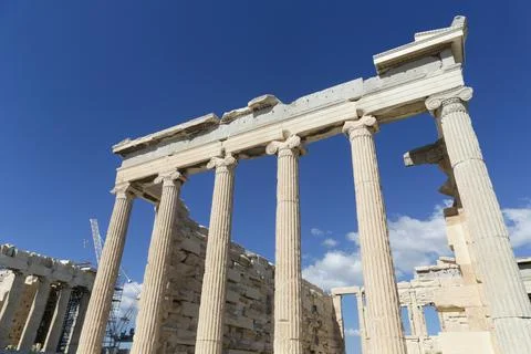 Parthenon on the Acropolis Stock Photos