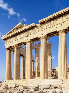 Parthenon, Acropolis, UNESCO World Heritage Site, Athens, Attica, Greece, Europe Stock Photos