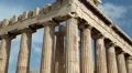Parthenon - ancient temple in Athenian Acropolis, Greece HD Footage